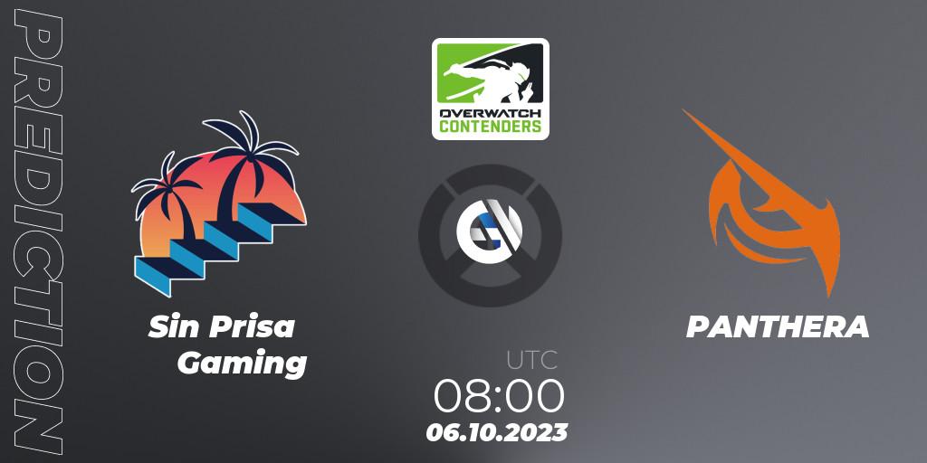 Sin Prisa Gaming vs PANTHERA: Match Prediction. 06.10.2023 at 08:00, Overwatch, Overwatch Contenders 2023 Fall Series: Korea