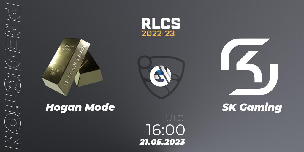 Hogan Mode vs SK Gaming: Match Prediction. 21.05.2023 at 16:00, Rocket League, RLCS 2022-23 - Spring: Europe Regional 2 - Spring Cup: Closed Qualifier