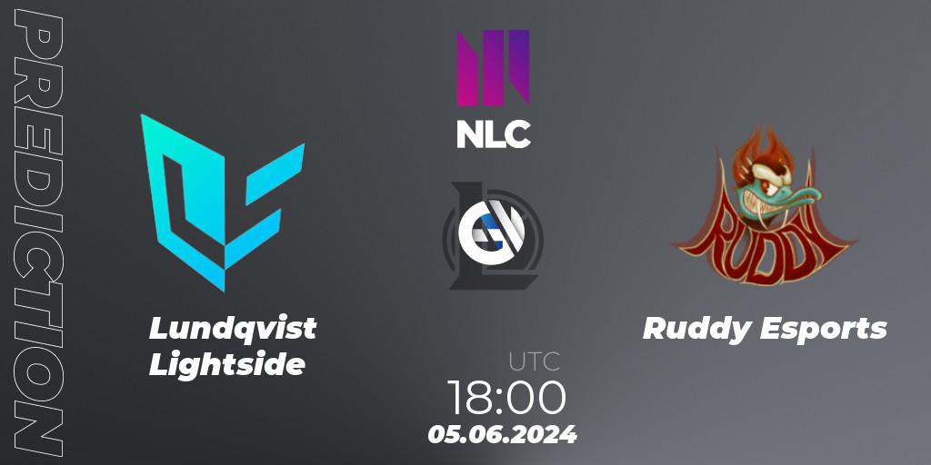 Lundqvist Lightside vs Ruddy Esports: Match Prediction. 05.06.2024 at 18:00, LoL, NLC 1st Division Summer 2024