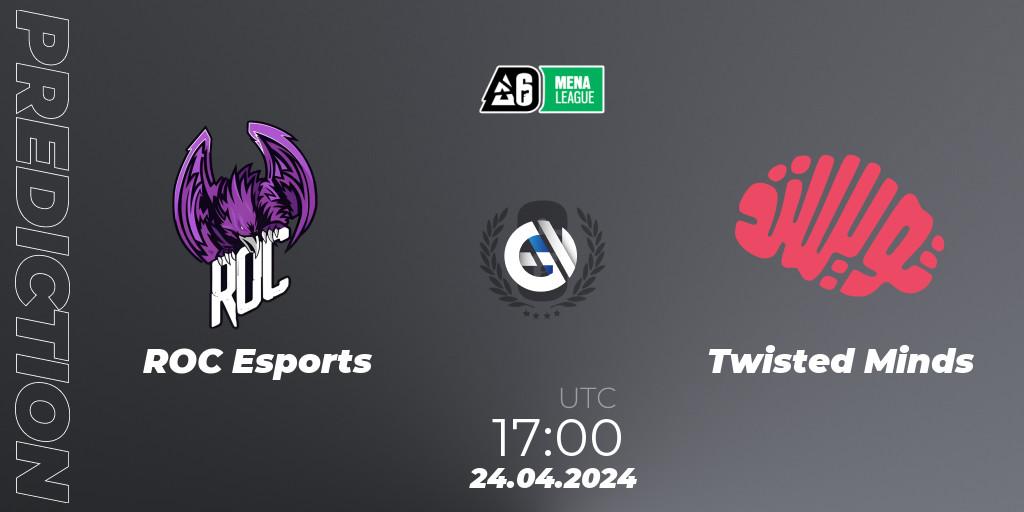 ROC Esports vs Twisted Minds: Match Prediction. 24.04.2024 at 17:00, Rainbow Six, MENA League 2024 - Stage 1