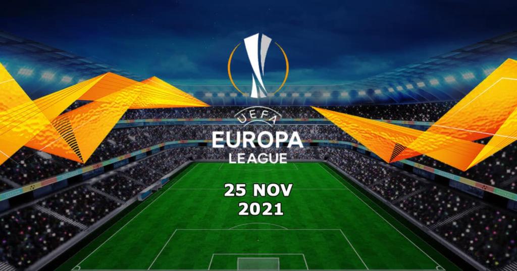 Forudsigelser for Europa League - 25/11/2021 (anden del)