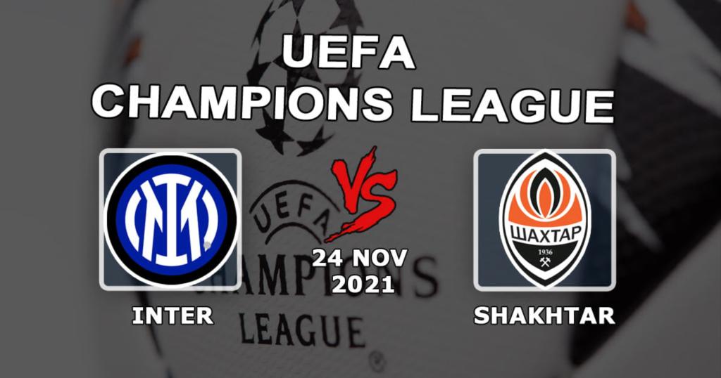 Inter - Shakhtar: forudsigelse og væddemål på Champions League-kampen - 24/11/2021