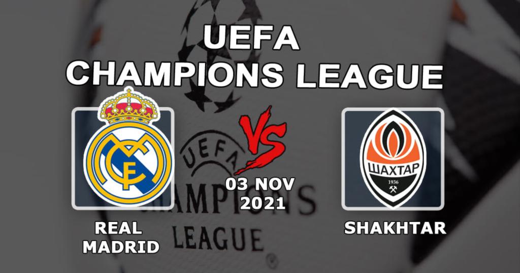 Real Madrid - Shakhtar: forudsigelse og væddemål på Champions League-kampen - 03.11.2021