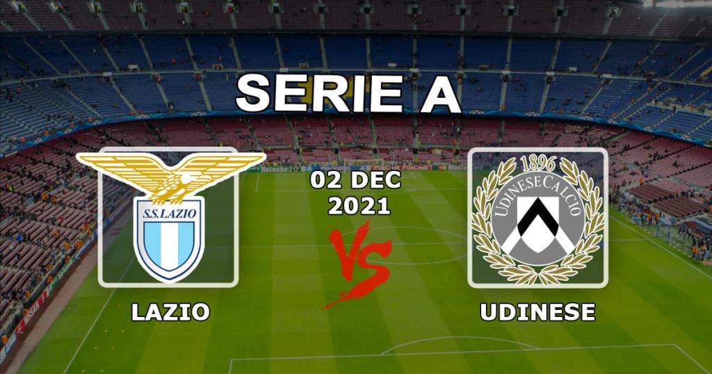 Lazio - Udinese: forudsigelse og betting odds A - 02.12.2021