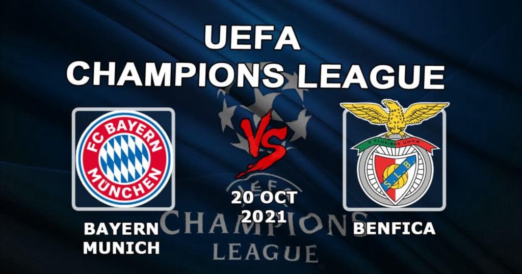 Bayern München - Benfica: forudsigelse og spil på Champions League -kampen - 20.10.2021
