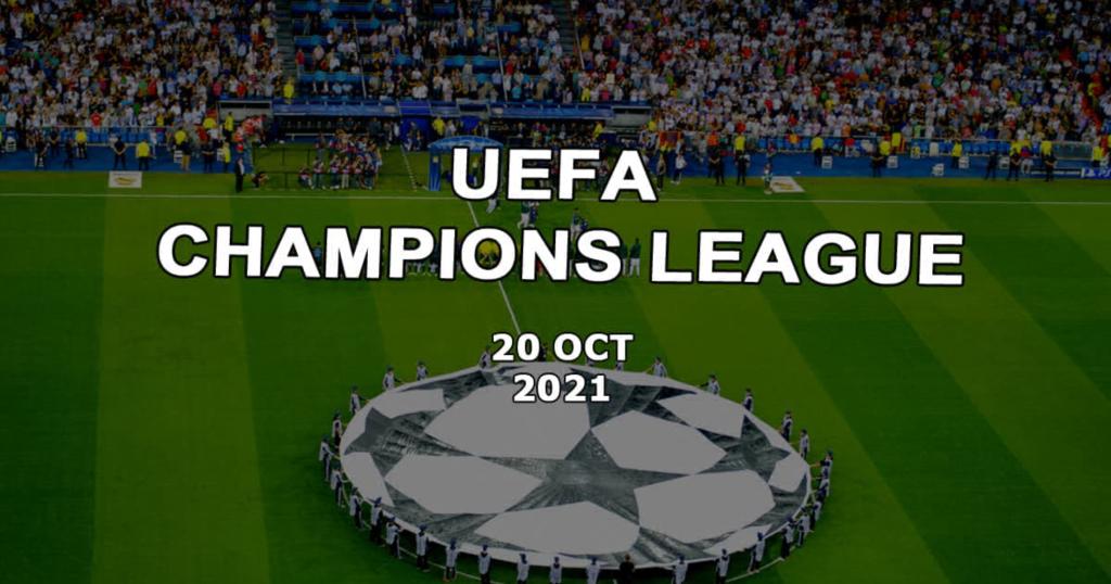 Forudsigelser til Champions League -kampe - 20.10.2021