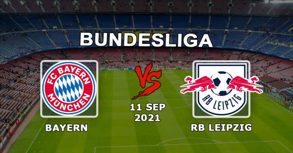 Bayern - RB Leipzig: forudsigelse og spil på Bundesliga -kampen - 09/11/2021