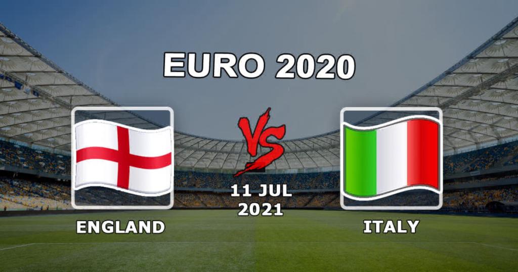 England - Italien: forudsigelse og væddemål om finalen i Euro 2020 - 07/11/2021