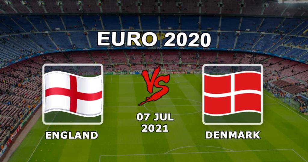 England - Danmark: forudsigelse og væddemål om semifinalen i Euro 2020 - 07.07.2021