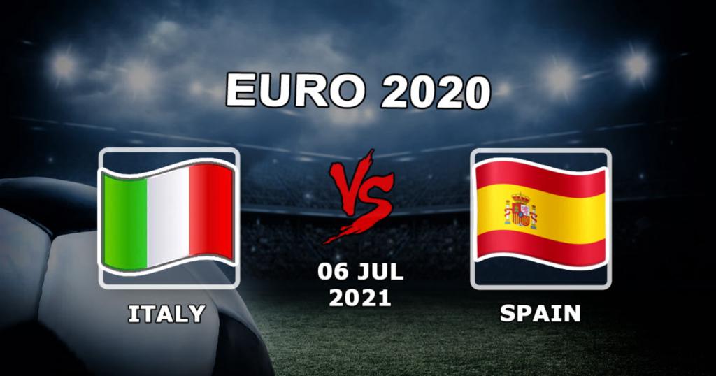 Italien - Spanien: forudsigelse og væddemål på kampen i semifinalen i Euro 2020 - 07/06/2021