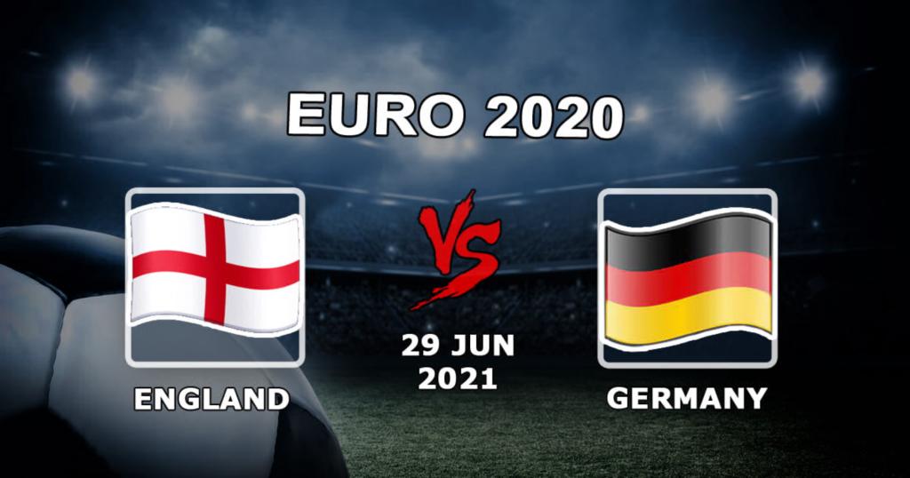 England - Tyskland: Prognose for kampen Euro 2020 - 29-06-2021