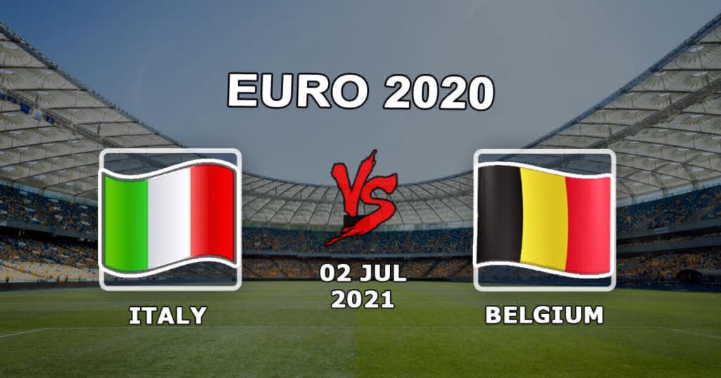 Italien - Belgien: forudsigelse og væddemål på kampen 1/4 finale i Euro 2020 - 02.07.2021