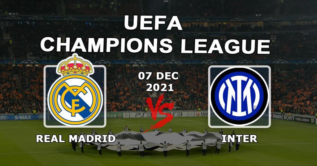 Real Madrid - Inter: forudsigelse og væddemål på Champions League-kampen - 07.12.2021
