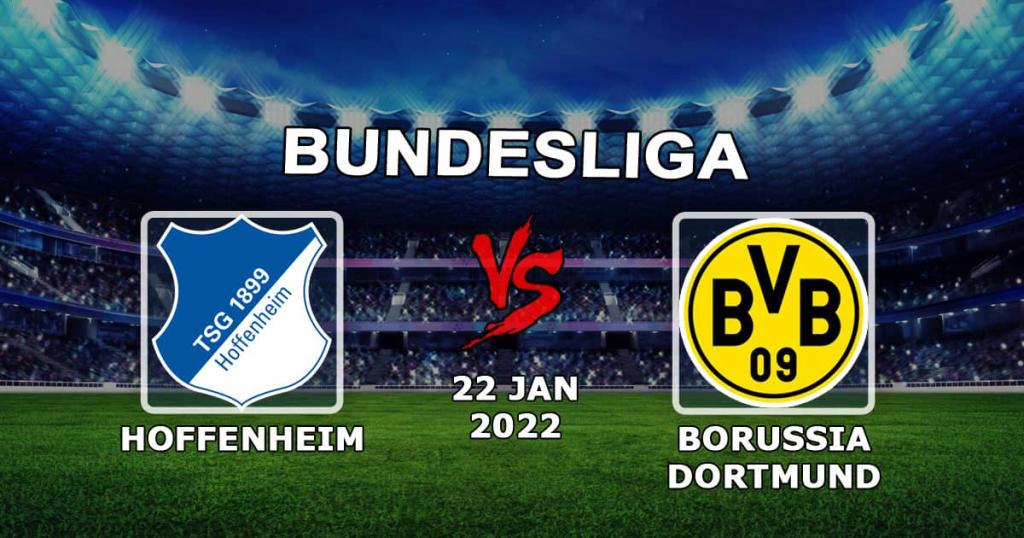 Hoffenheim - Borussia Dortmund: prognose og væddemål på kampen i Bundesligaen - 22.01.2022