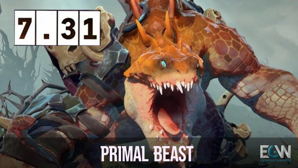 Vejledning til Primal Beast 7.31. Ny helt i Dota 2