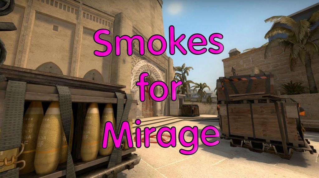 Røg spredes på Mirage på site A