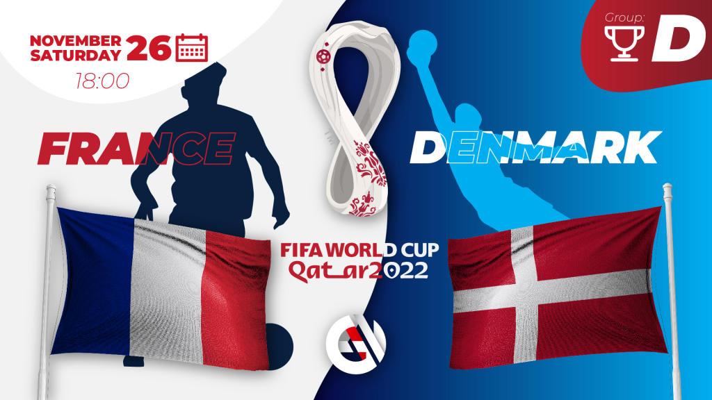 Frankrig - Danmark: forudsigelse og væddemål på VM 2022 i Qatar