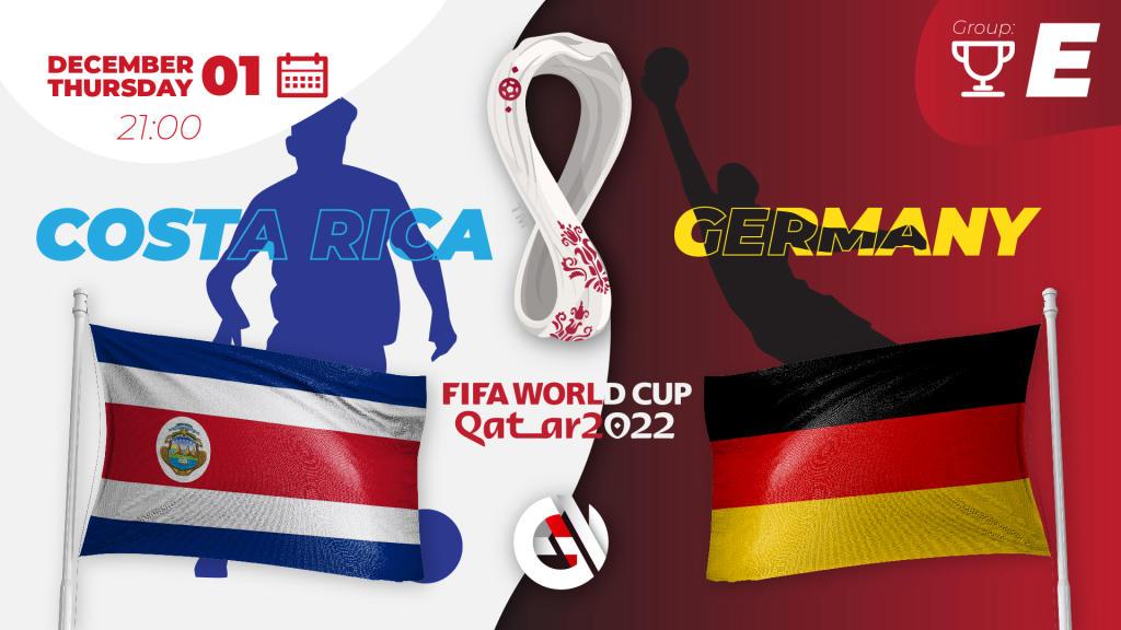 Costa Rica - Tyskland: forudsigelse og væddemål på VM 2022 i Qatar