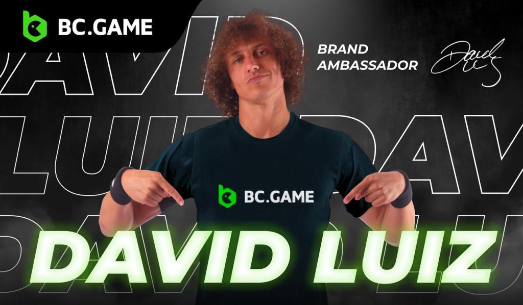 David Luiz er nu ambassadør for BC.GAME