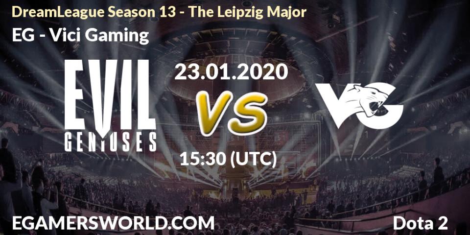 EG vs Vici Gaming: Match Prediction. 23.01.20, Dota 2, DreamLeague Season 13 - The Leipzig Major
