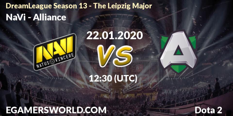 NaVi vs Alliance: Match Prediction. 22.01.20, Dota 2, DreamLeague Season 13 - The Leipzig Major