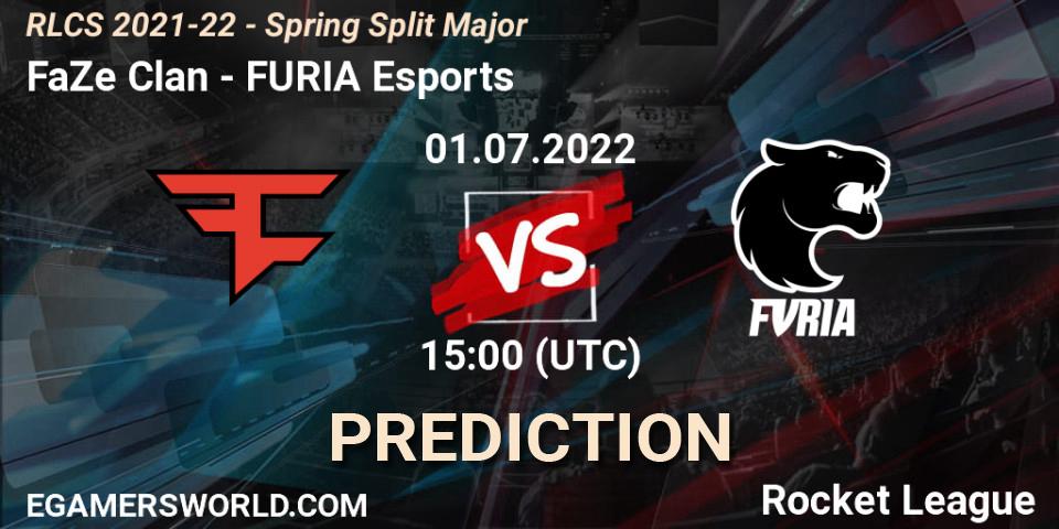 FaZe Clan vs FURIA Esports: Match Prediction. 01.07.22, Rocket League, RLCS 2021-22 - Spring Split Major