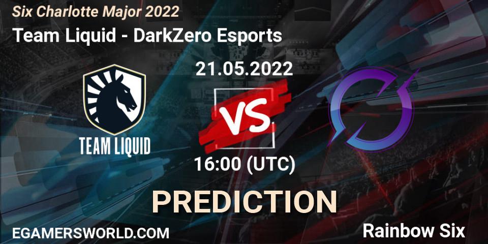 Team Liquid vs DarkZero Esports: Match Prediction. 21.05.22, Rainbow Six, Six Charlotte Major 2022