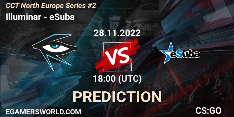 Illuminar vs eSuba: Match Prediction. 28.11.22, CS2 (CS:GO), CCT North Europe Series #2