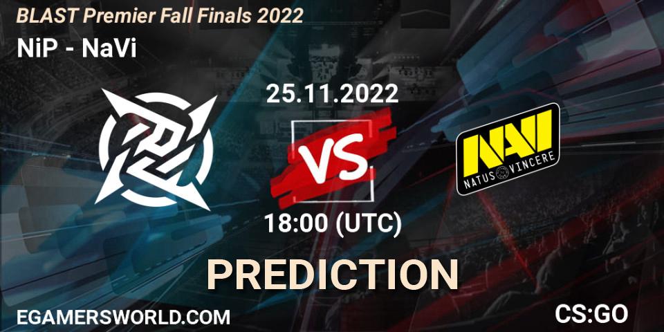 NiP vs NaVi: Match Prediction. 25.11.22, CS2 (CS:GO), BLAST Premier Fall Finals 2022