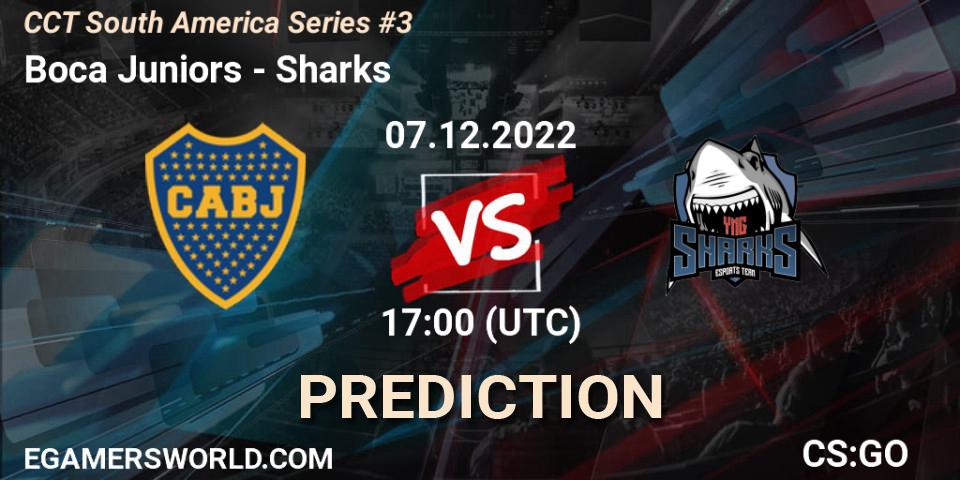 Boca Juniors vs Sharks: Match Prediction. 07.12.22, CS2 (CS:GO), CCT South America Series #3