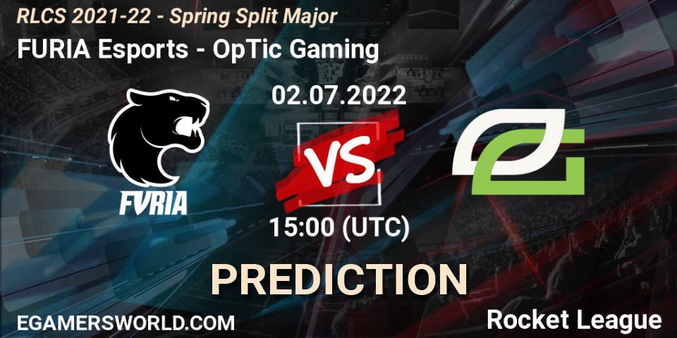FURIA Esports vs OpTic Gaming: Match Prediction. 02.07.22, Rocket League, RLCS 2021-22 - Spring Split Major