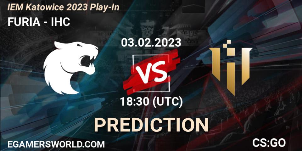 FURIA vs IHC: Match Prediction. 03.02.23, CS2 (CS:GO), IEM Katowice 2023 Play-In