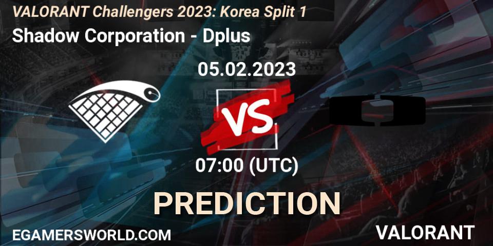 Shadow Corporation vs Dplus: Match Prediction. 05.02.23, VALORANT, VALORANT Challengers 2023: Korea Split 1