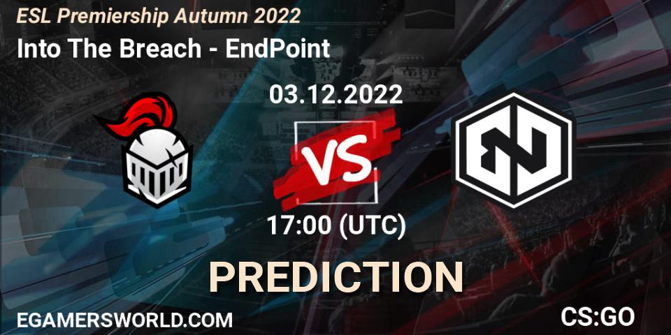 Into The Breach vs EndPoint: Match Prediction. 03.12.22, CS2 (CS:GO), ESL Premiership Autumn 2022