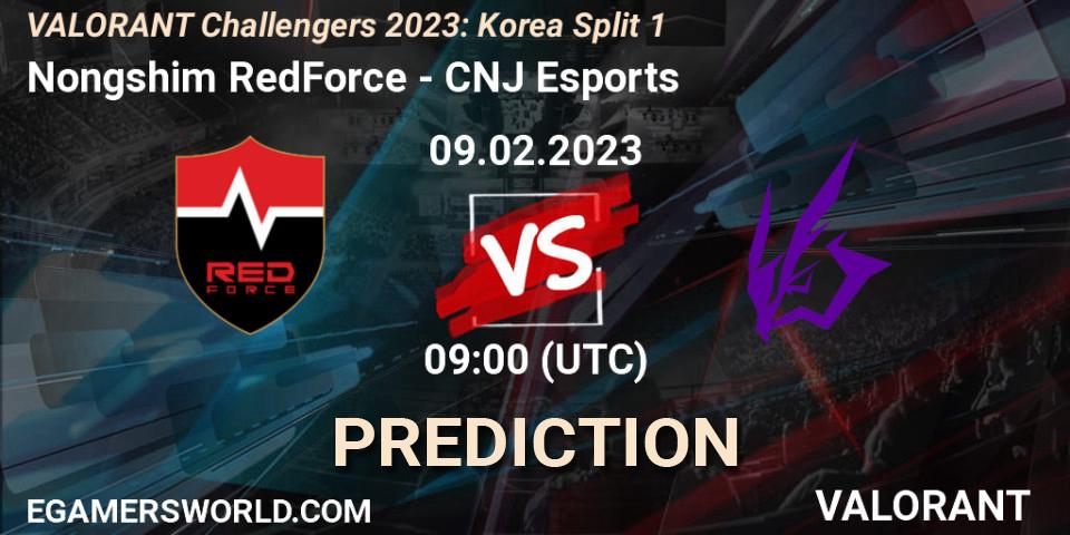Nongshim RedForce vs CNJ Esports: Match Prediction. 09.02.23, VALORANT, VALORANT Challengers 2023: Korea Split 1