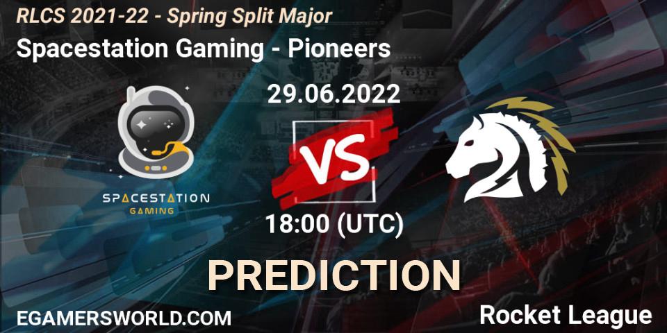 Spacestation Gaming vs Pioneers: Match Prediction. 29.06.22, Rocket League, RLCS 2021-22 - Spring Split Major