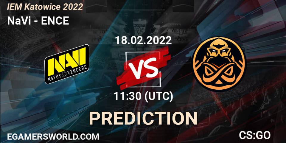 NaVi vs ENCE: Match Prediction. 18.02.22, CS2 (CS:GO), IEM Katowice 2022