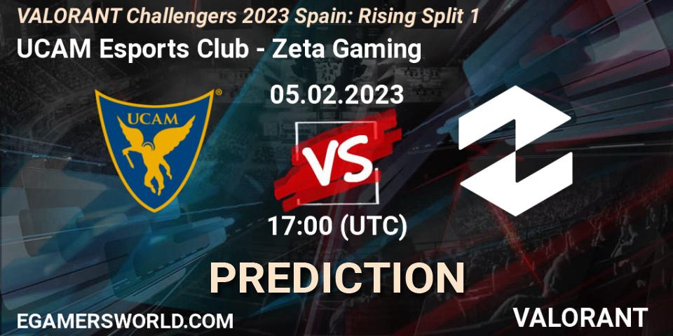 UCAM Esports Club vs Zeta Gaming: Match Prediction. 05.02.23, VALORANT, VALORANT Challengers 2023 Spain: Rising Split 1
