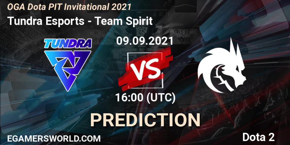 Tundra Esports vs Team Spirit: Match Prediction. 09.09.21, Dota 2, OGA Dota PIT Invitational 2021
