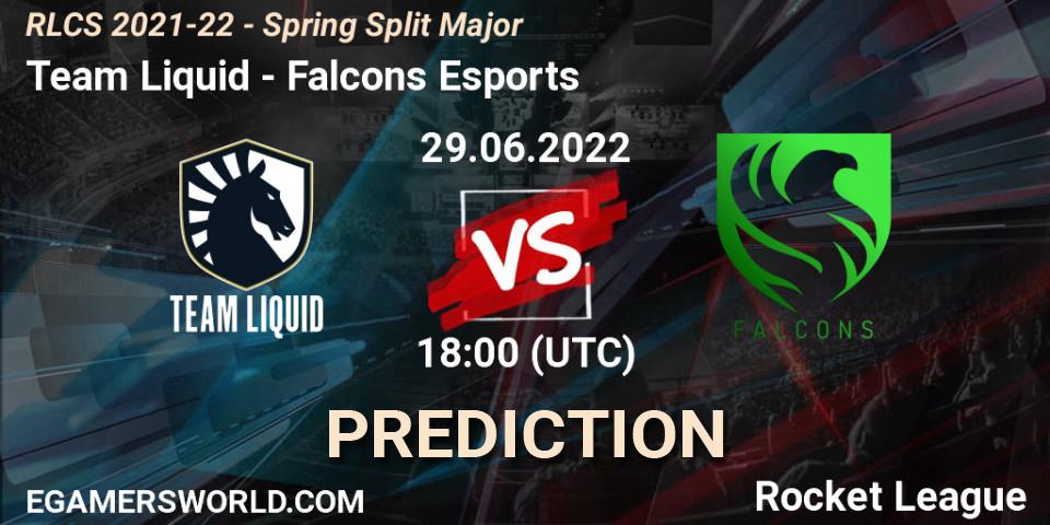 Team Liquid vs Falcons Esports: Match Prediction. 29.06.22, Rocket League, RLCS 2021-22 - Spring Split Major