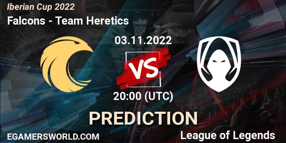 Falcons vs Team Heretics: Match Prediction. 02.11.22, LoL, Iberian Cup 2022