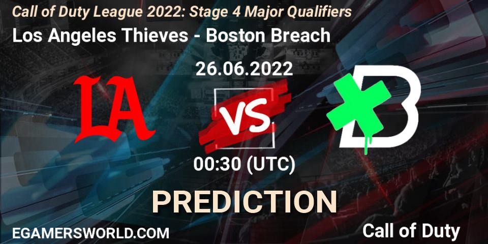 Los Angeles Thieves vs Boston Breach: Match Prediction. 26.06.22, Call of Duty, Call of Duty League 2022: Stage 4