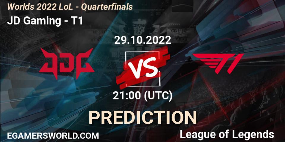 JD Gaming vs T1: Match Prediction. 29.10.22, LoL, Worlds 2022 LoL - Semifinals