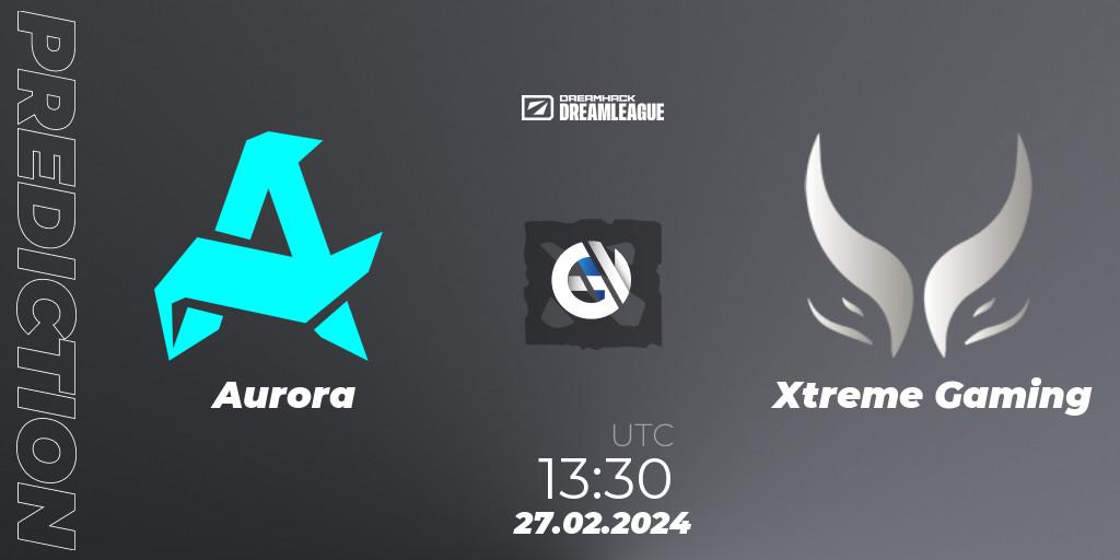 Aurora vs Xtreme Gaming: Match Prediction. 27.02.24, Dota 2, DreamLeague Season 22