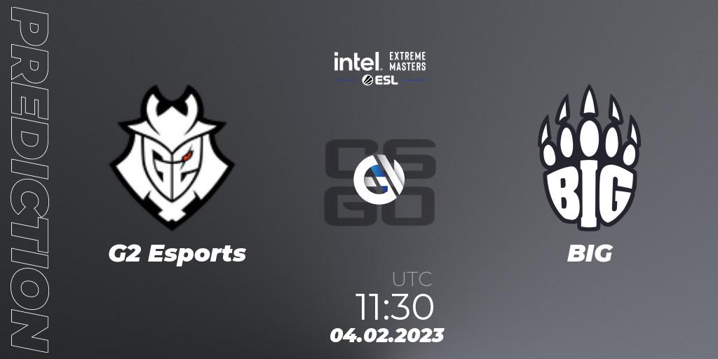 G2 Esports vs BIG: Match Prediction. 04.02.23, CS2 (CS:GO), IEM Katowice 2023