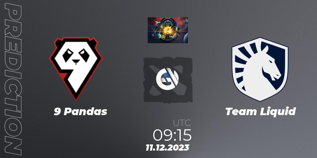 9 Pandas vs Team Liquid: Match Prediction. 11.12.23, Dota 2, ESL One - Kuala Lumpur 2023