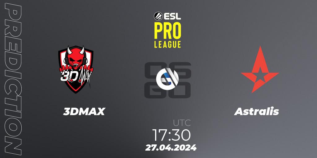 3DMAX vs Astralis: Match Prediction. 27.04.24, CS2 (CS:GO), ESL Pro League Season 19