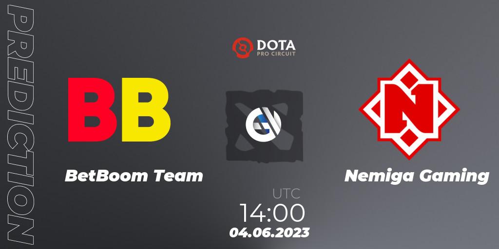 BetBoom Team vs Nemiga Gaming: Match Prediction. 04.06.23, Dota 2, DPC 2023 Tour 3: EEU Division I (Upper)