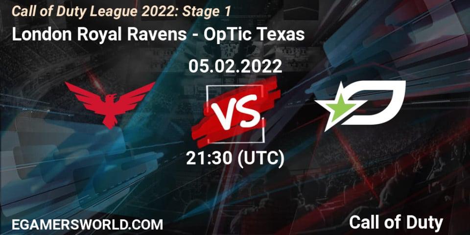 London Royal Ravens VS OpTic Texas