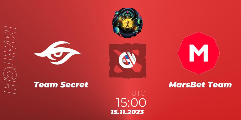 Team Secret VS MarsBet Team